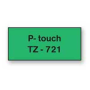 Samolepiaca páska Brother TZe-721 9 mm zelená/čierna