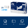 Papierové utierky skladané ZZ 2-vrstv. TORK Xpress Multifold splachovacie H2 (21 bal.)