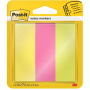 Záložky Post-it papierové, 25x76 mm, 100 lístkov, 3 bločky/balenie Post-it® Papierové Záložky,